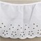 4" Ruffled Gathered Embroidery Eyelet Trimming - 5 Continuous Yards! (White)